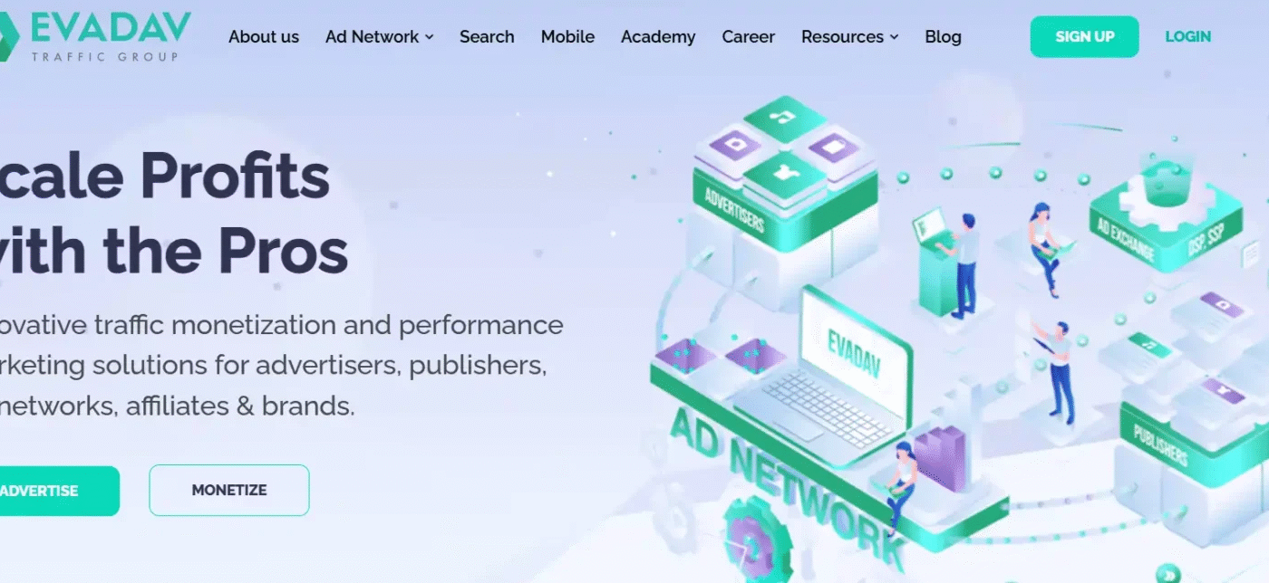 Evadav ad network review