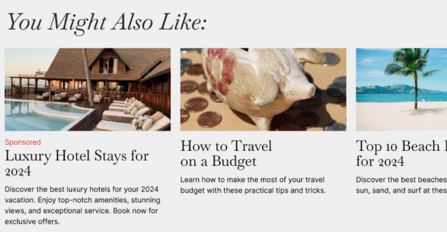 Adsterra Native Ads example – seamless content-style ads for higher engagement and CTR