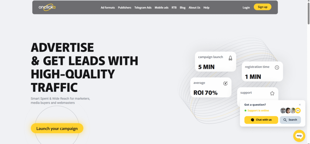 OnClickA Review 2025 – Ad Formats, Features, Payments & Bonuses