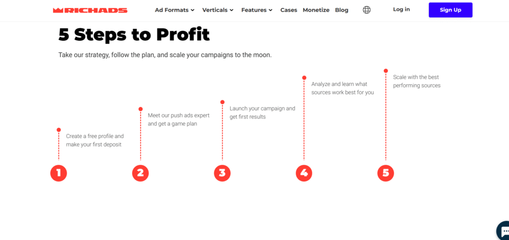 RichAds ad network helps affiliates scale with push, pops, and native ads.