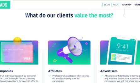 Dashboard of UngAds advertising network showcasing ad performance and revenue analytics