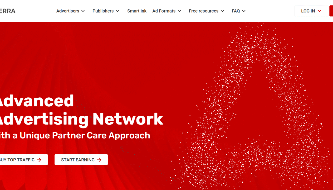 Adsterra review best CPM CPC ad network homepage banner for publishers and advertisers